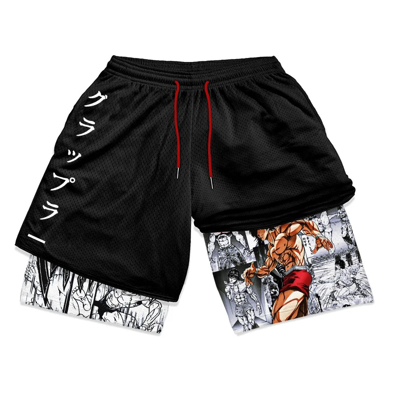 Baki Hanma Compression Shorts