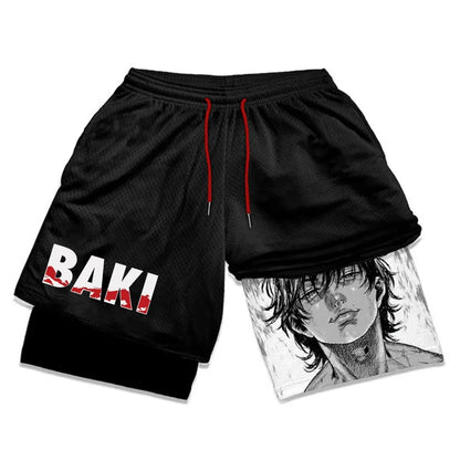 Baki Hanma Compression Shorts