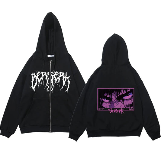 Berserk Zip Hoodies